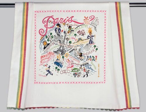 catstudio Paris Dish & Hand Towel | Beautiful Award Winning Home Decor Artwork | Great For Kitchen & Bathroom