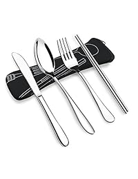 VICBAY 4 Pieces Stainless Steel Flatware Set, Knif