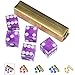 GSE Games & Sports Expert AAA Grade 19mm Pro Vegas Casino Style Craps Dice Set of 5 with Razor Sharp Edges & Matching Serialized Numbers for RPG, Dice Stacking, Yahtzee Dice Games