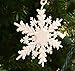 White Snowflake Ornaments - Set of 96 Small (2