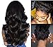 Unprocessed Brazilian Body Wave Human Hair Lace Front Wigs Glueless Pre-Plucked Human Hair Wigs with Baby Hair 18inch Body Wave Lace Frontal wigs for Black Women