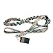 EXCELLENT ELITE SPANKER Tactical Bungee Dog Leash Military Adjustable Dog Leash Quick Release Elastic Leads Rope with 2 Control Handle(Multicam)