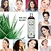 99% USDA Organic-Pure-Aloe-Vera-Gel 16oz| For Face, Hair, Skin Care & Acne, Sunburn, Bug Bite, Rashes, Eczema Relief | 100 Percent Pure & Natural Cold Pressed Aloe Vera | Chemical & Preservative Free