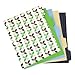 Wilson Jones WorkStyle Cut and Sewn Dividers, 3-Hole Punched, 5 Tab, 5 Decorative Designs per Set, Color May Vary (W31802)