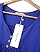 Nomorer Women's Summer Short Sleeves Tops V Neck Ruffled Sleeve Loose Fitting Shirts