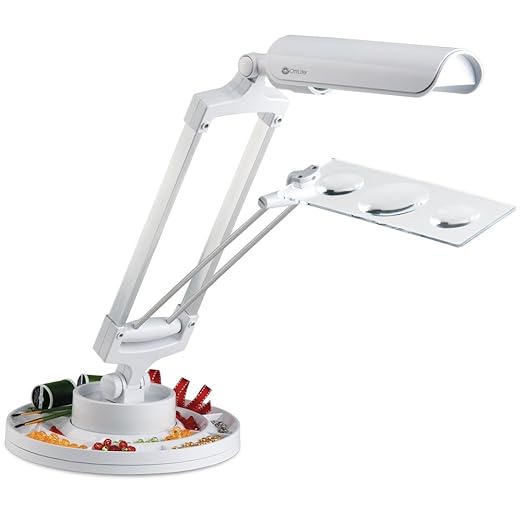 OttLite 979003EURP 13w Craft Organizer Desk Lamp White Amazon.co.uk Kitchen & Home