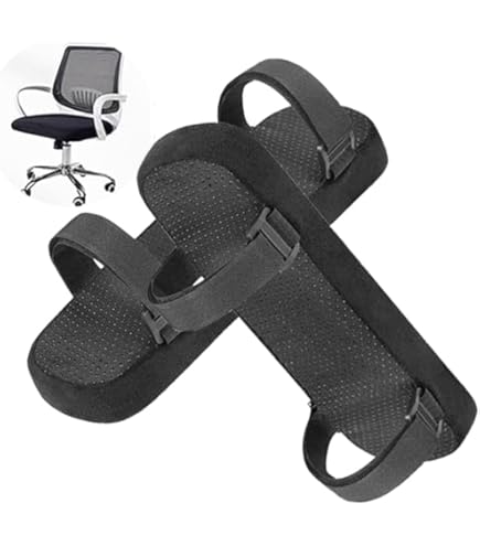 Virtcooy 2 Pcs Arm Rest for Desk - Chair Arm Covers Armrest Elbow Pillow,Thick Chair Armrest