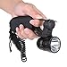Bright Rechargeable LED Bike Light Headlight bike headlight Combination (Black)