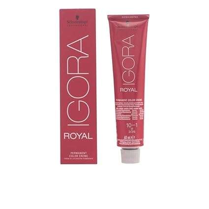 Schwarzkopf IGORA Royal Premium-Haarfarbe 10-1 ultrablond cendré, 1er Pack (1 x 60 g)