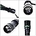 BESTSUN 3000 Lumens Zoomable Super Bright LED Flashlight Torch Zoom Lamp Light - 5 Mode Adjustable Brightness Waterproof Torch Lighting for Hiking, Camping & Outdoor Activity (Black)