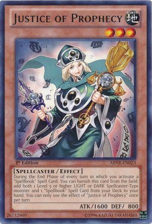 Yu-Gi-Oh! - Justice of Prophecy (ABYR-EN023) - Abyss Rising - 1st Edition - Rare