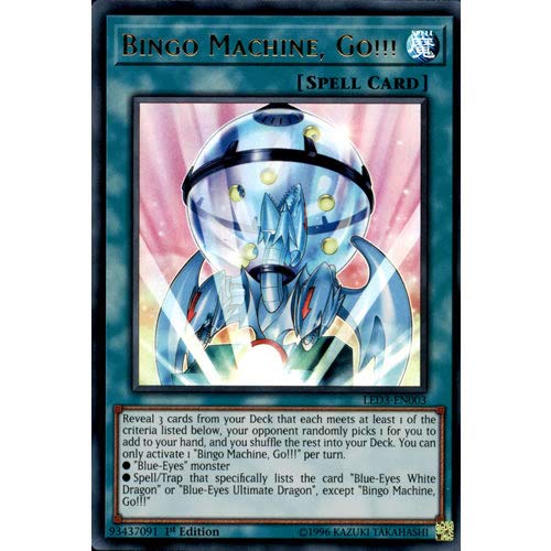 Buy LED3EN003 1st Ed Bingo Machine, Go!!! Ultra Rare Card Legendary
