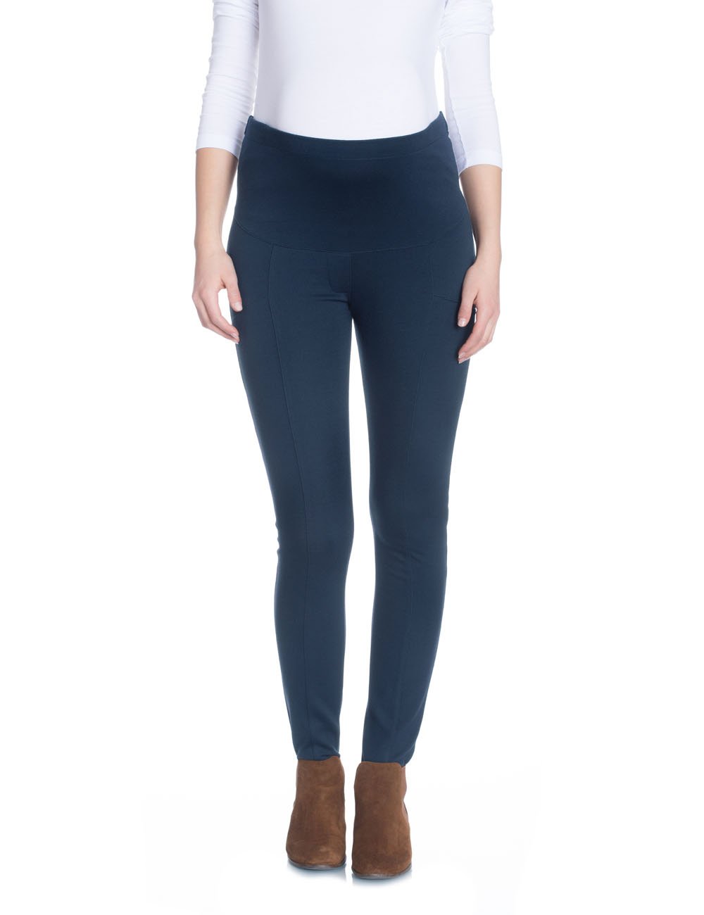 Bellybutton Women's Elset Relaxed Maternity Trousers, Blue (3162), 6