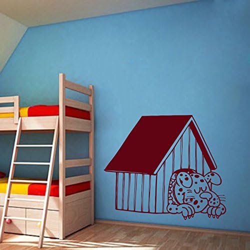 Amazon Com Wall Decals Animals Sleeping Dog House Booth Pet Dogs