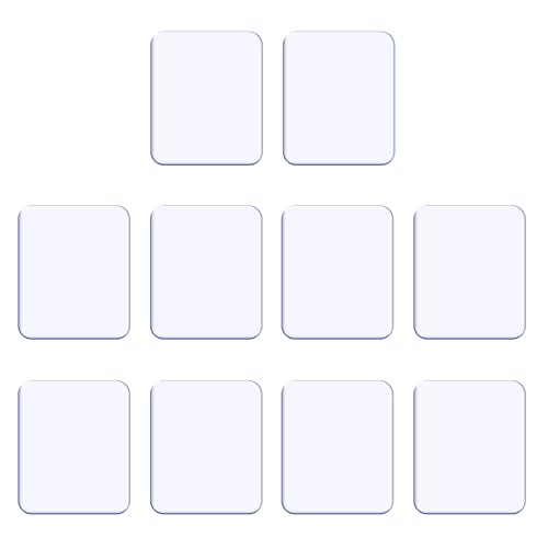 Nano Gel Pad Car Sticky Pad - 10 Pack Reusable Super Sticky Gripping Pads - Super Gripping Sticky Pads For Car Dashboard - 2 Sizes Magic Sticky Pads Clear Holds Objects Under
