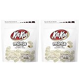 Hershey s Kit Kat Mini s White Chocolate Covered Wafer Candies 8oz Bag Pack of 2