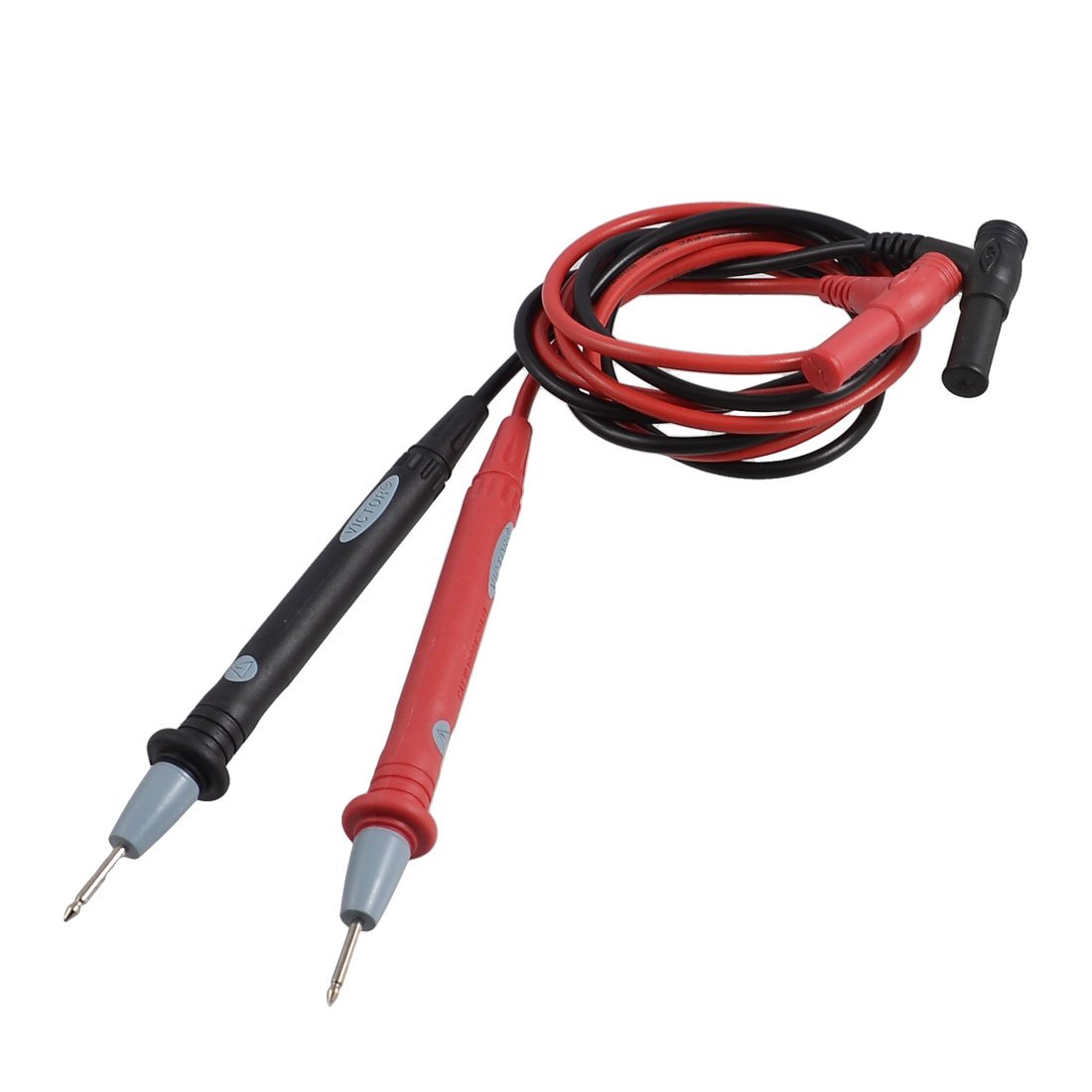 sourcing map Digital Multimeter 1000V 20A Test Lead Cable Probe Red Black 16mm Tip Length