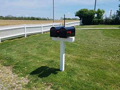 Handy Post 2, 42-in x 26-in White Vinyl Mailbox Post Sleeve