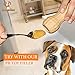 Poochie Butter Natural Dog Peanut Butter - Made in USA Healthy, Creamy Peanut Butter Spread for Lick Mats & Food Toppers - Dry-Roasted Peanuts Non-GMO No Sugar Added Dog Treats - 12 Oz (Pack of 2)