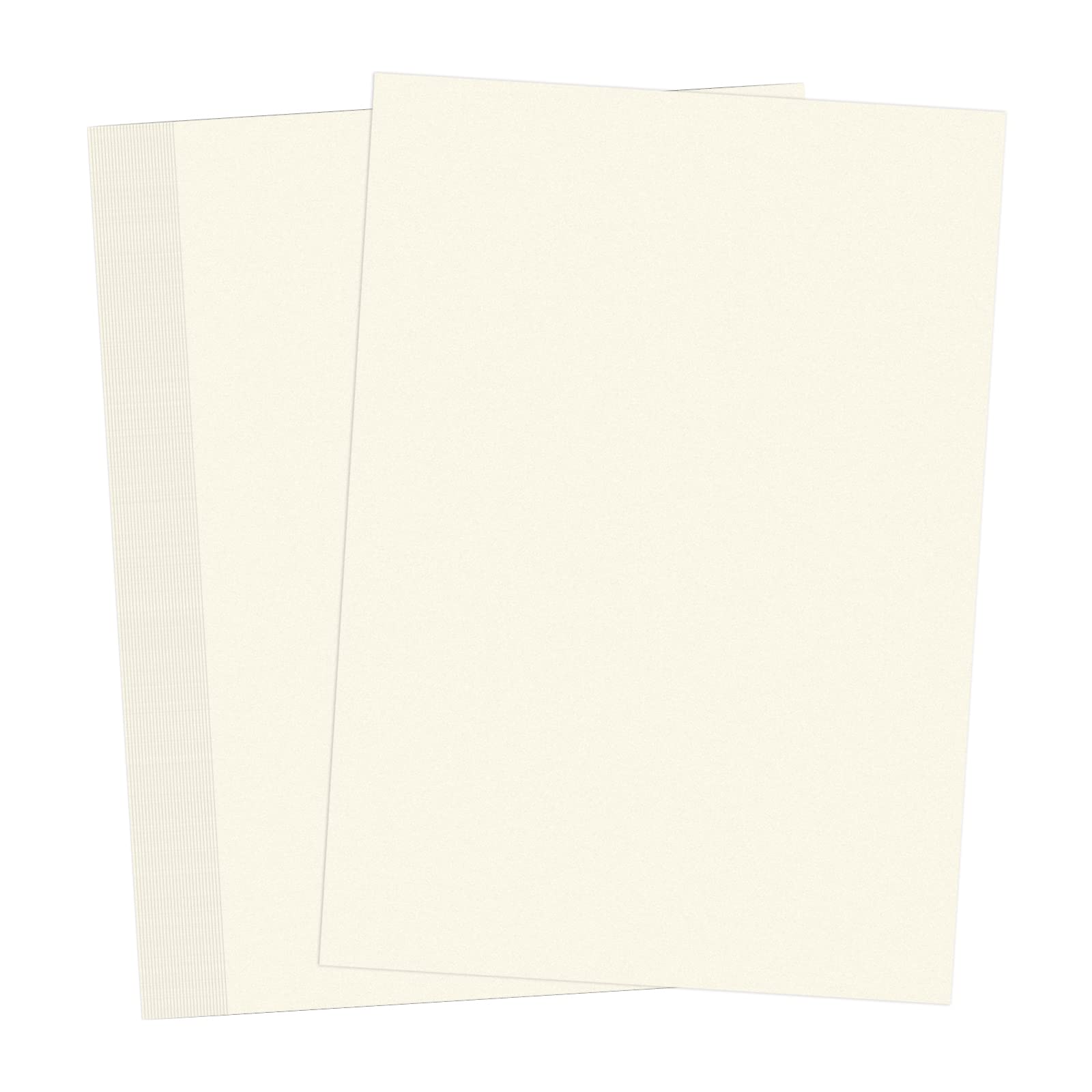 40 Sheets Cream Card A4 350gsm, Ivory Card Coloured Craft Cardstock for Business, Cardmaking, Invitations, Stationery Printing, Arts and Crafts