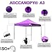 ABCCANOPY Patio Pop Up Canopy Tent 10x10 Commercial-Series (Purple)