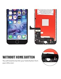 Compatible with iPhone 7 Plus Screen Replacement Black (5.5''), LCD Display and 3D Touch Screen Digitizer Replacement Full Assembly Compatible with iPhone 7 Plus Screen with Repair Tool Kit