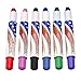 Petperi Professional Temporary Dog Hair Dye Pens Set (6Pcs/Pack),completely non-toxic and safe (red+deeppink+pruple+black+blue+green)