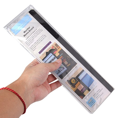 Sansheng Multifunctional Acrylic Transparent Computer Display, Monitor Message Board Side Panel/Notepad/Message Board/Computer Screen Sticker, Computer Monitor Side Panel/Monitor memo Board
