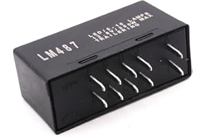 DSkoiph LM487 LED Flasher Relay Replacement 10383321 15231201 Turn Signal Relay Compatible with GM GMC Chevrolet Silverado Cadillac Hummer 10 Pins