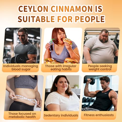 2-in-1 Organic Ceylon Cinnamon with MCT Oil Supplements Softgels, 120 Day Supply, Liposome Highly Bioavailable Extract, Energy & Metabolism Support, Non-GMO, Gluten Free, 120 Large Granule Softgels