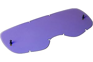 Fox Racing Men's AIRSPACE/Main MX20 CHRM LEXAN Lens (Blue, One Size)