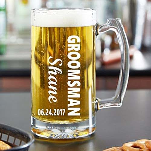 personalized beer steins for groomsmen