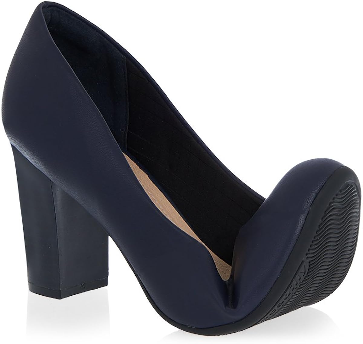 piccadilly navy court shoes