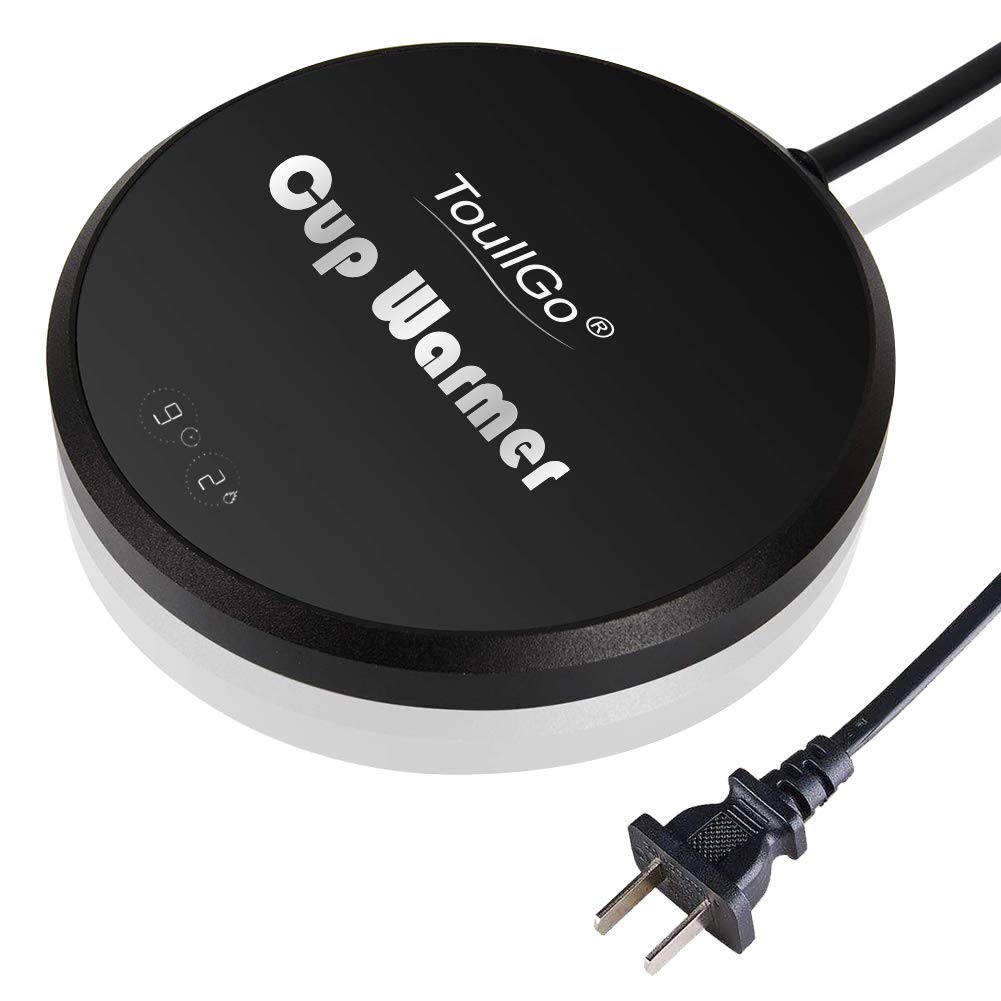 Coffee Warmer,Coffee Mug Warmer,Smart Coffee Warmer,Electric Beverage Warmer,With Two Temperature Settings,Best Gift Idea, Office/Home Use Electric Cup Beverage Plate, Water,Milk (Coffee Warmer-Black)