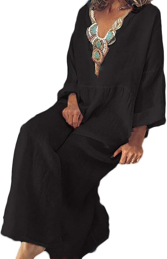 Grandes Tailles Robes Femmes Mode Élégante Classique Imprimé Floral