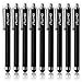 Capacitive Stylus Pen for Tablets & Cellphones [Sty-HD Bundle of 9 - Executive Black] - best for iPad 3 4 5 Air Mini iphone 6 iphone 6 plus 6+ Samsung Galaxy Note 2 3 4 Google Nexus 5 Samsung Galaxy S3 S4 S5 - Soft Tip Fine Point Drawing and Writing