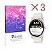 3X Fossil Q Wander Smartwatch Screen Protector Crystal Clear 9H 2.5D Tempered Glass Screen Protector Foils,Anti-Fingerprint,Anti-Glare,bubble-free Protection Film (3 Packs)