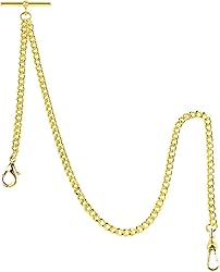 Pocket Watch Chain Albert T-Bar Chain Antique T