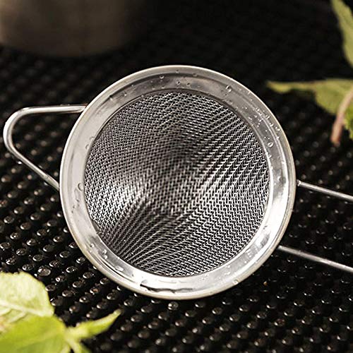Feinmaschiges Sieb für Bars, Edelstahl, konisches Sieb für Cocktails, Getränke, Barsieb, Bar-Werkzeug, 8,9 cm, 2 Stück – Bild 4
