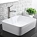 Comllen Above Counter Ceramic Bathroom Vessel Sink Art Basin