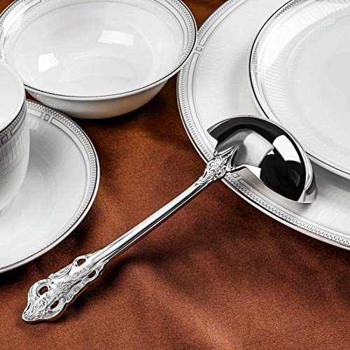 KEAWELL 1 oz. 18/10 Stainless Steel Gravy Ladle, 2 Pieces