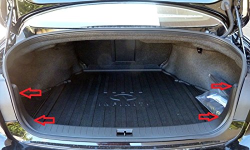 Envelope Style Trunk Cargo Net for Infiniti Q50 Q50 Hybrid 2014 2015 2016 2017 2018 BRAND NEW