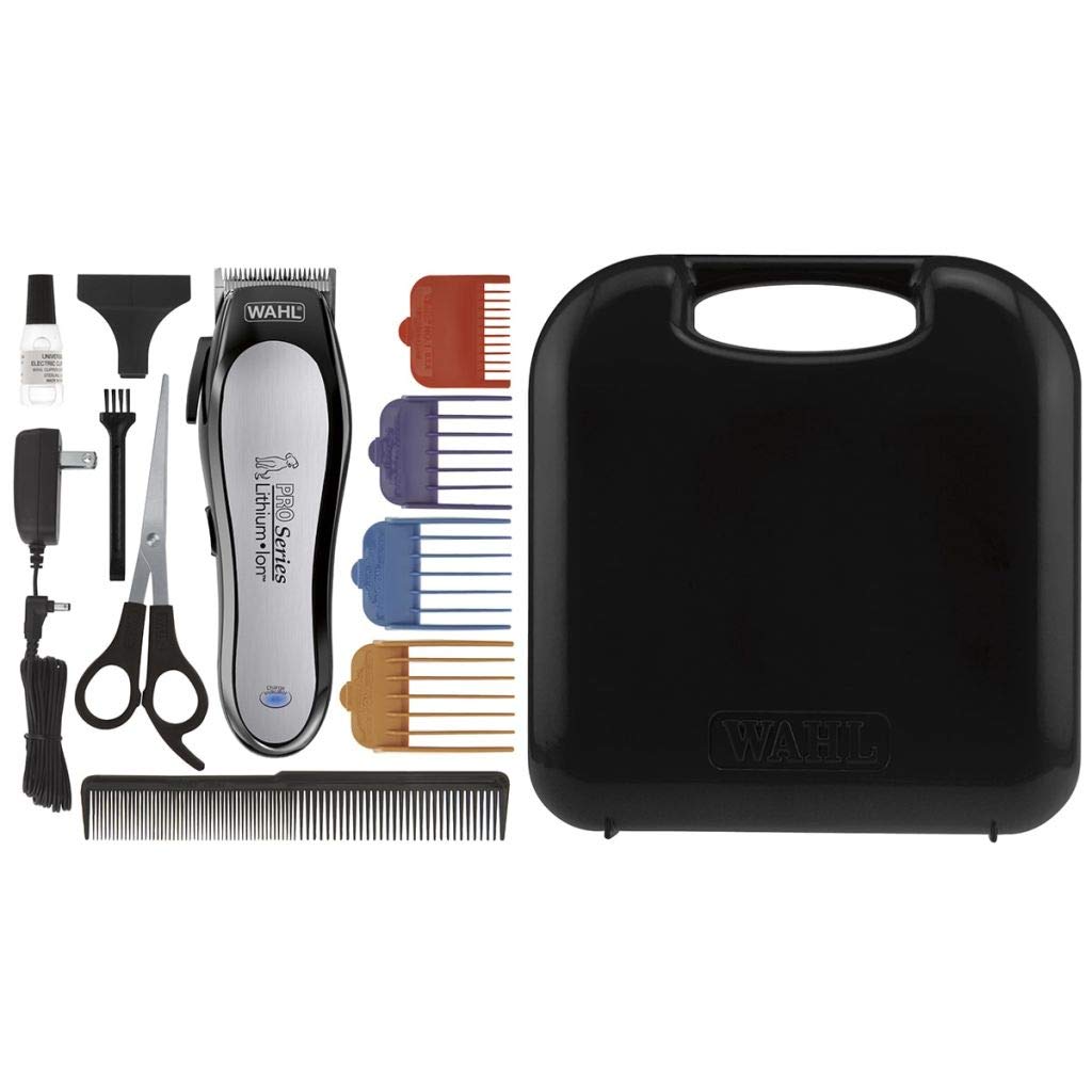 wahl lithium ion pro series rechargeable pet clipper kit