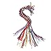 Tinksky Handmade Braided Thread Friendship Bracelets Wrist Ankle Bracelets,Pack of 9 (Random Color)