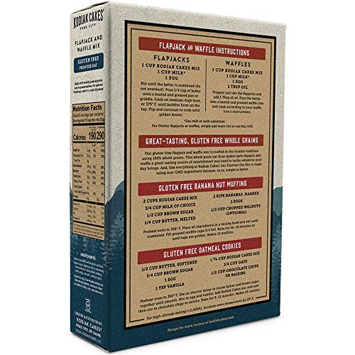 Kodiak Cakes Gluten Free Protein PancakeMix, Flapjack and Waffle, 16