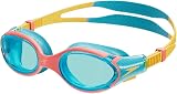 Speedo Biofuse 2.0 Kids Swimming Goggles Unisex Junior Lemon Drizzle/Pink view 5