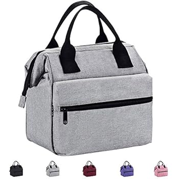 Srise Lunch Bag Insulated Lunch Box Meal Prep Lunch Tote Boxes For Men and Women