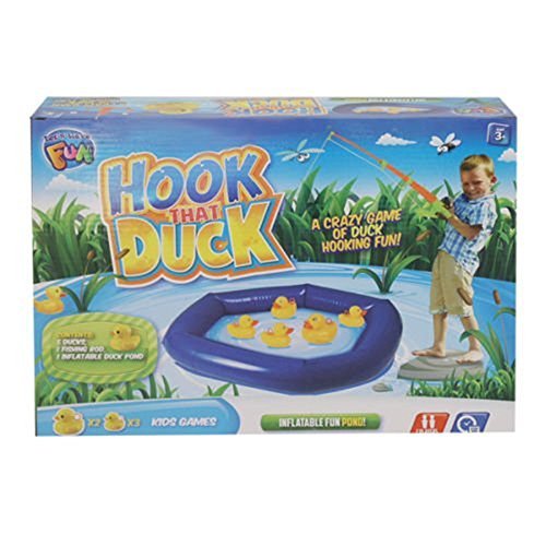 Hook That Duck Inflatable Pond Rod Fishing HookADuck Game Garden