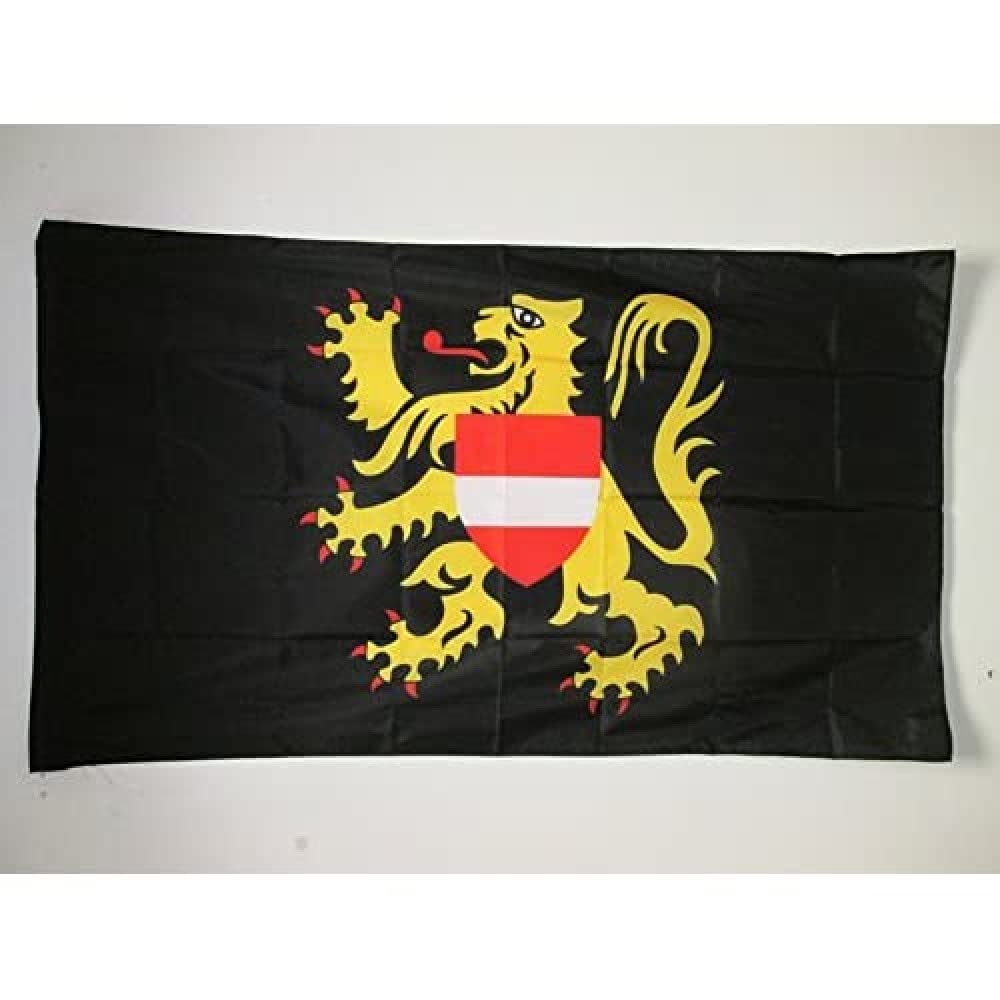AZ FLAG - Province of Flemish Brabant Flag - 3x5 Ft - Vlaams-Brabant Banner with Sleeve - 100% Polyester - Fade Resistant - Vivid Colors - 3' x 5' Feet - 150x90 Cm
