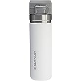 Stanley Quick Flip GO Water Bottle 24 oz | Push Button Lid | Leakproof and Packable for Travel and Sports | Insulated Stainless Steel | BPA-Free | Frost